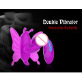 Double Vibrations Schmetterling Dildo Sex Spielzeug (IJ-DV0049)